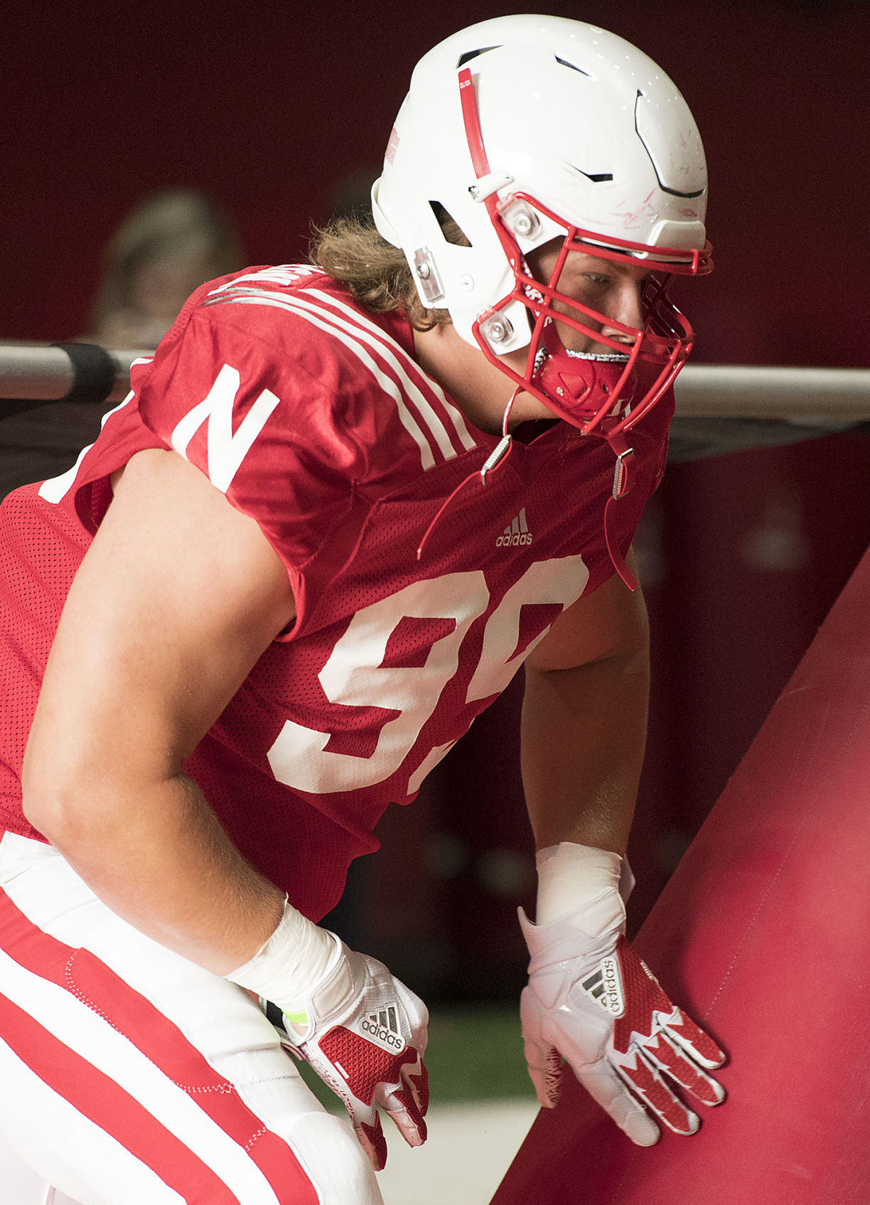 NU football practice, 8.7